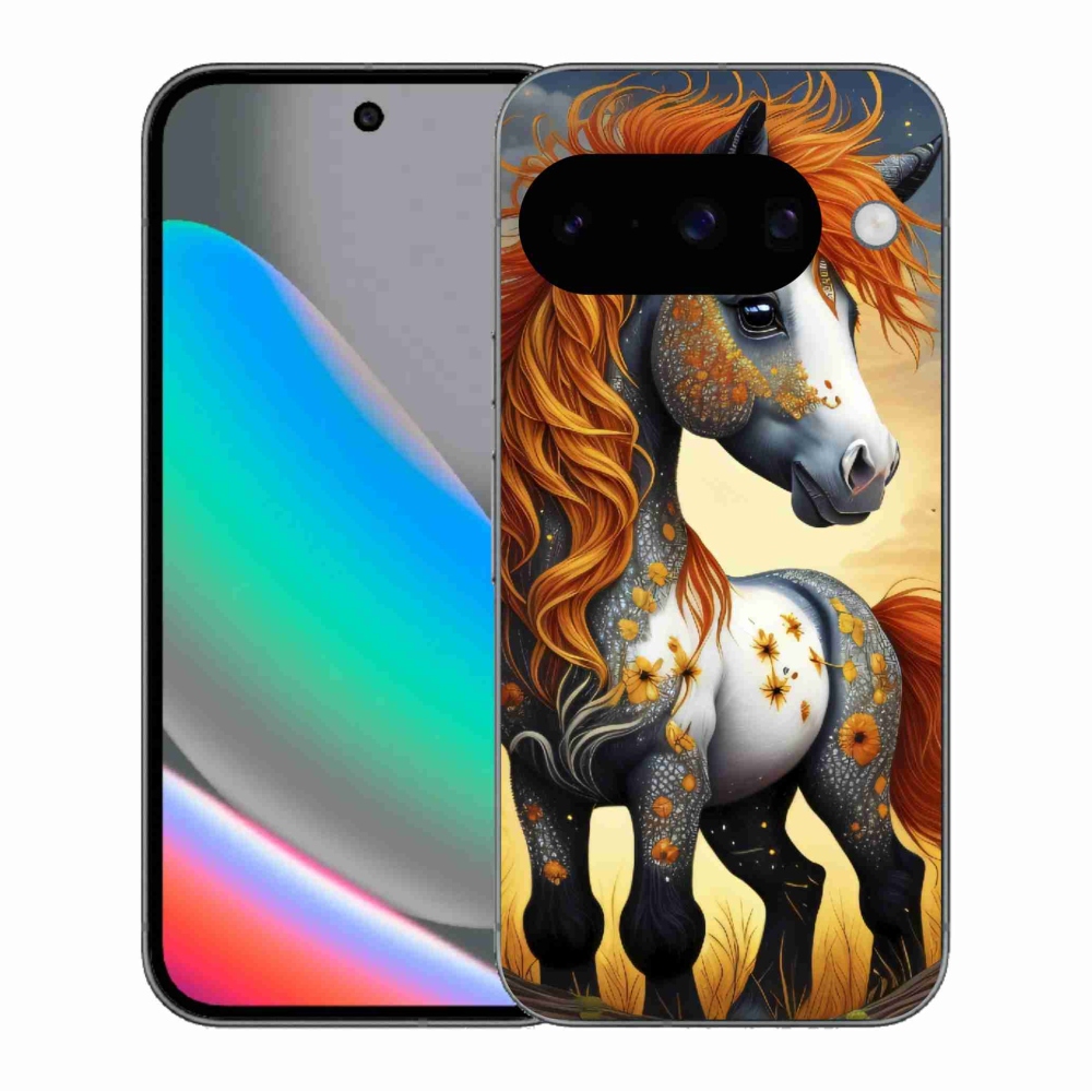 Gelový kryt mmCase na Google Pixel 10 - barevný poník