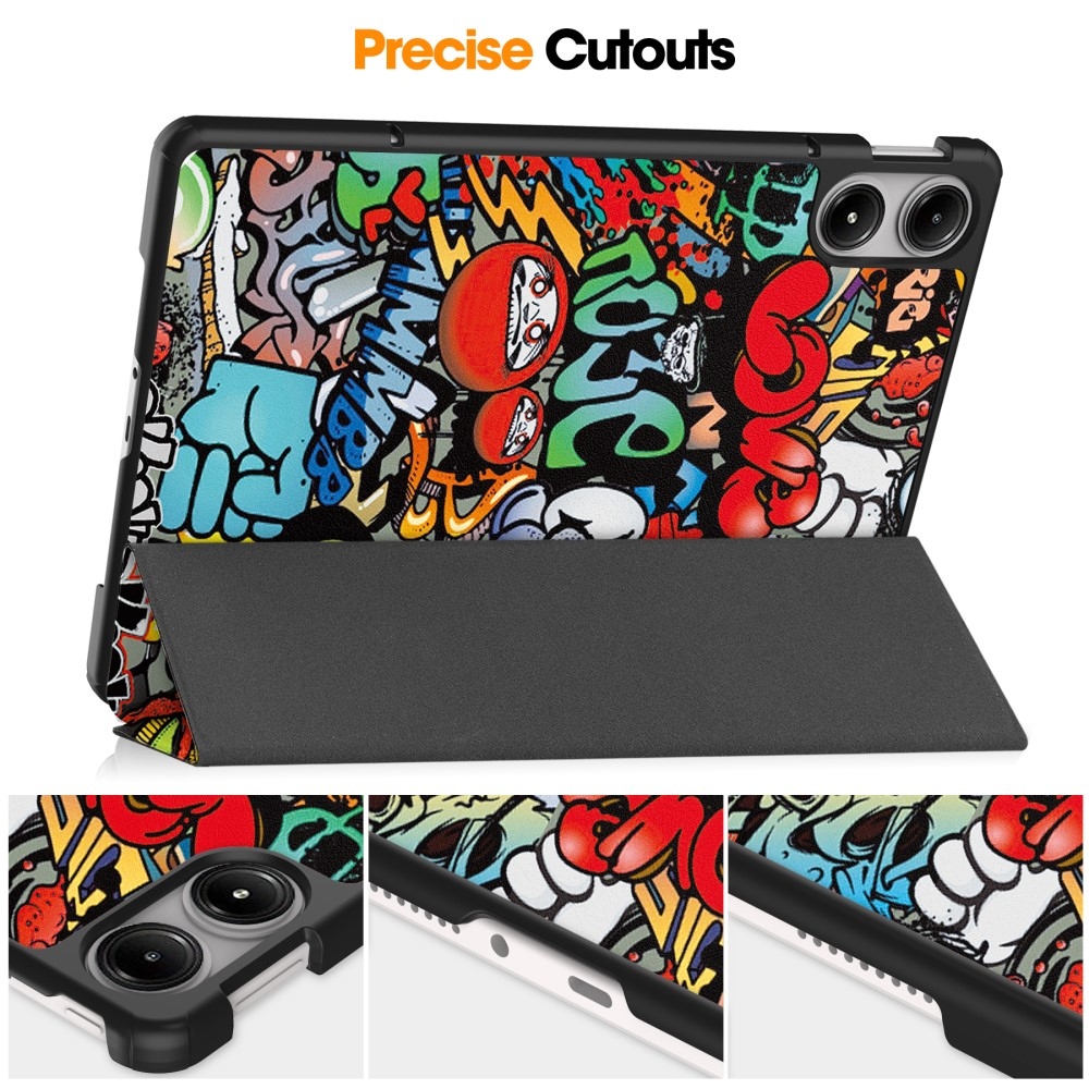 Patte chytré zavírací pouzdro na tablet Xiaomi Redmi Pad Pro 4G/5G - graffiti