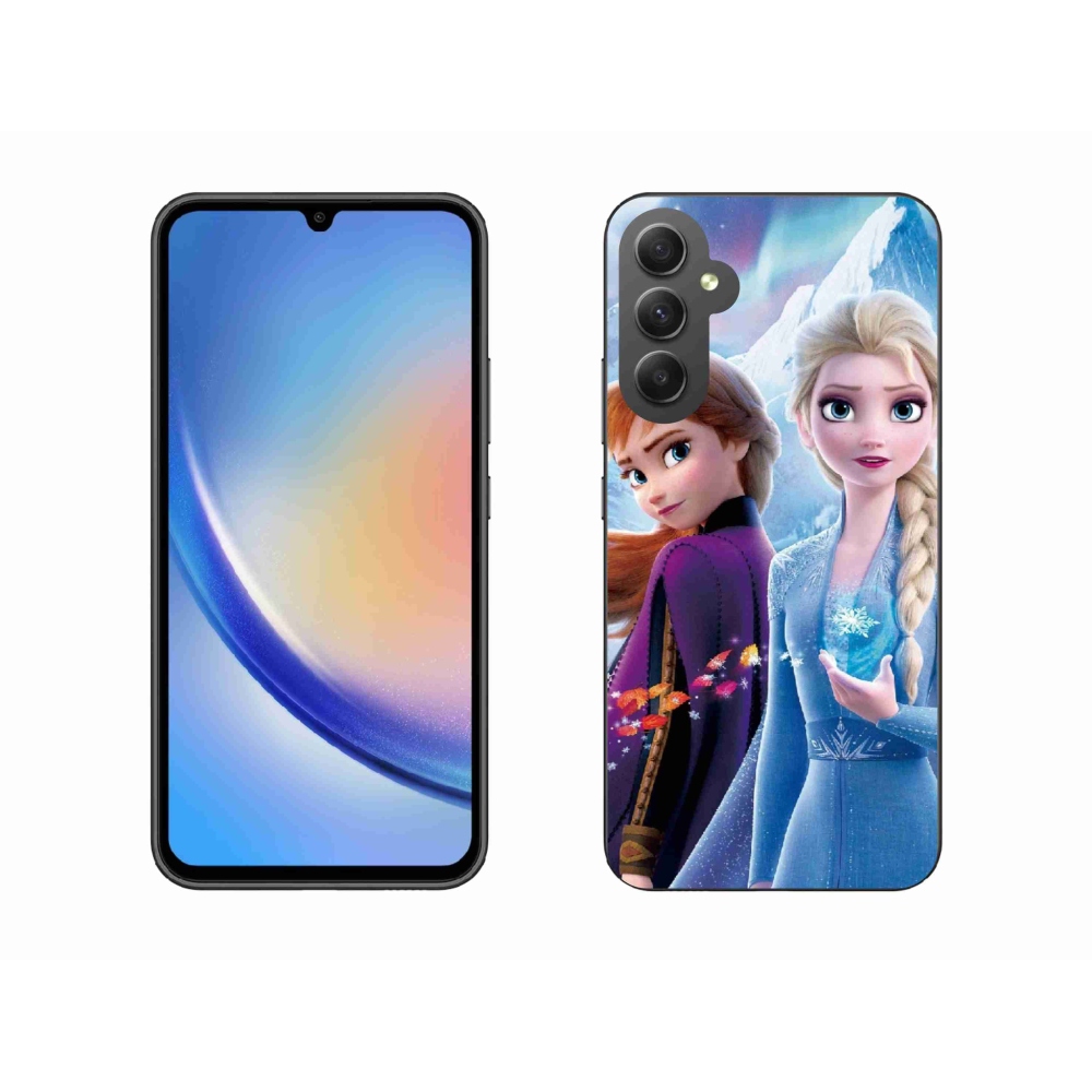 Gelový kryt mmCase na Samsung Galaxy A34 5G - ledové království 3