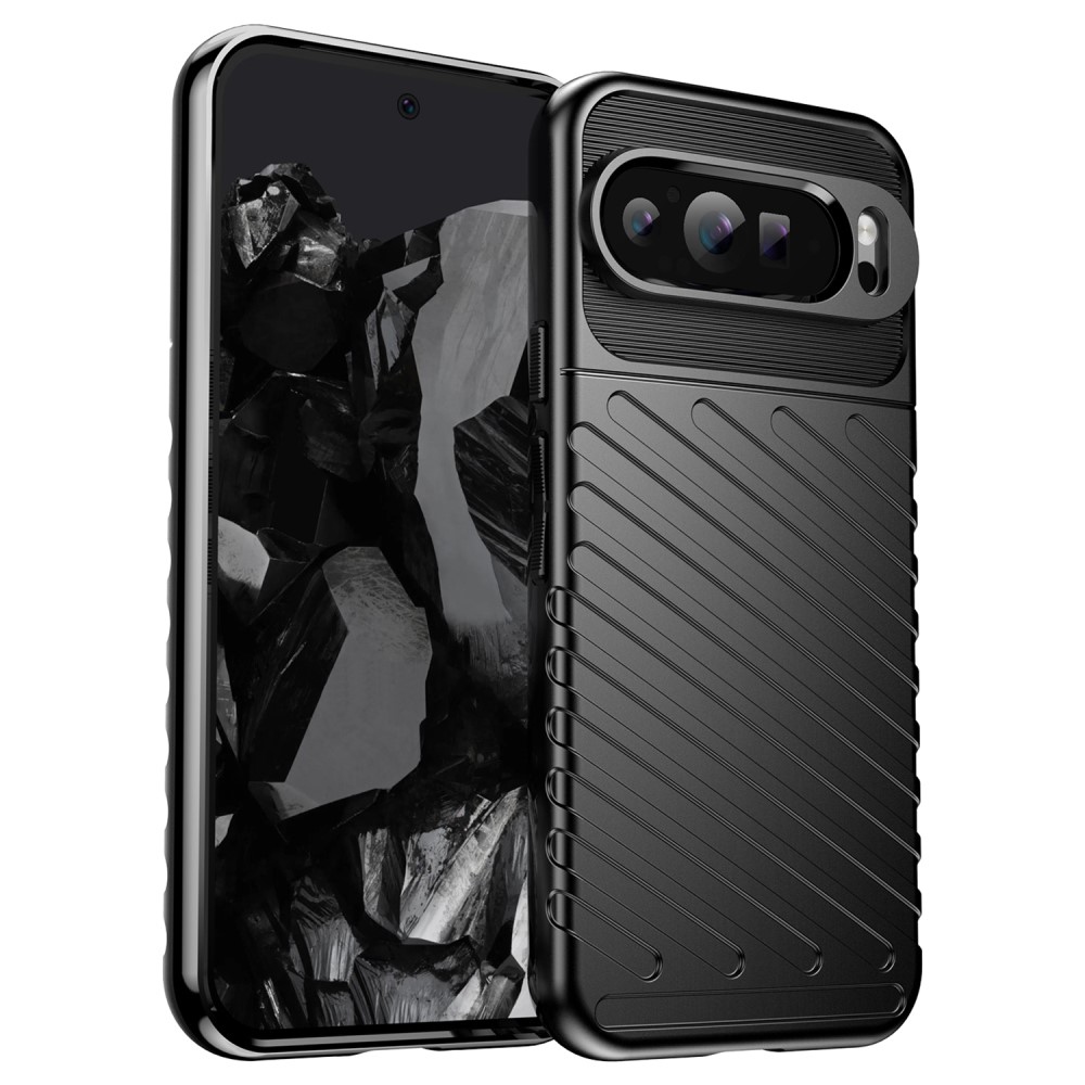 Thunder odolný gelový obal na Google Pixel 9 Pro XL - černý