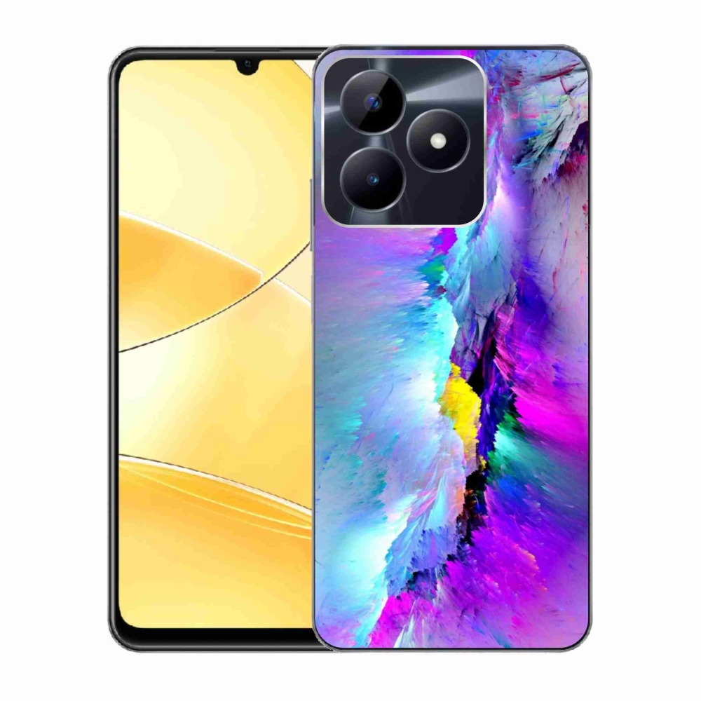 Gelový kryt mmCase na Realme C51/C53 - abstrakt