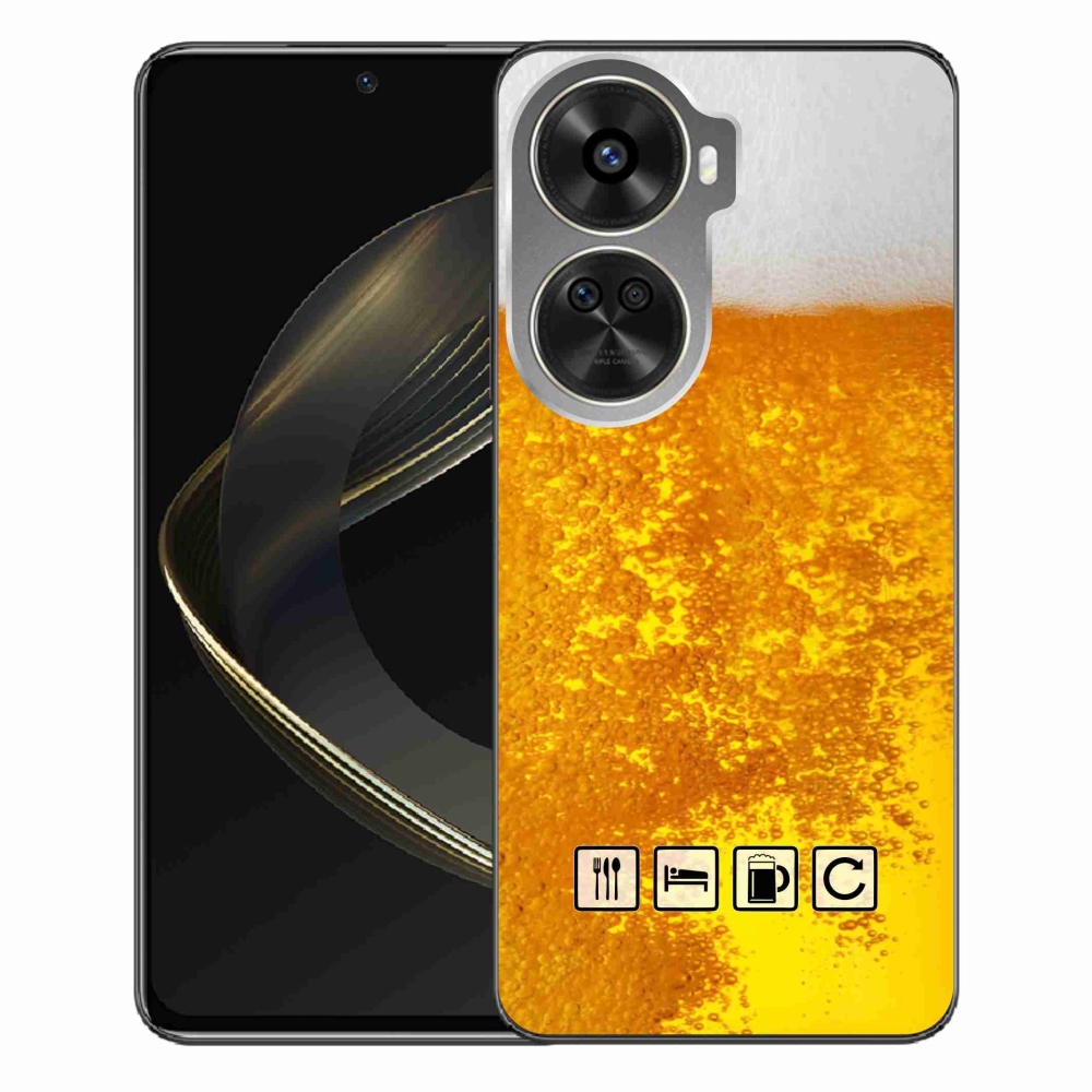 Gelový kryt mmCase na Huawei Nova 12 SE - pivní motiv 3