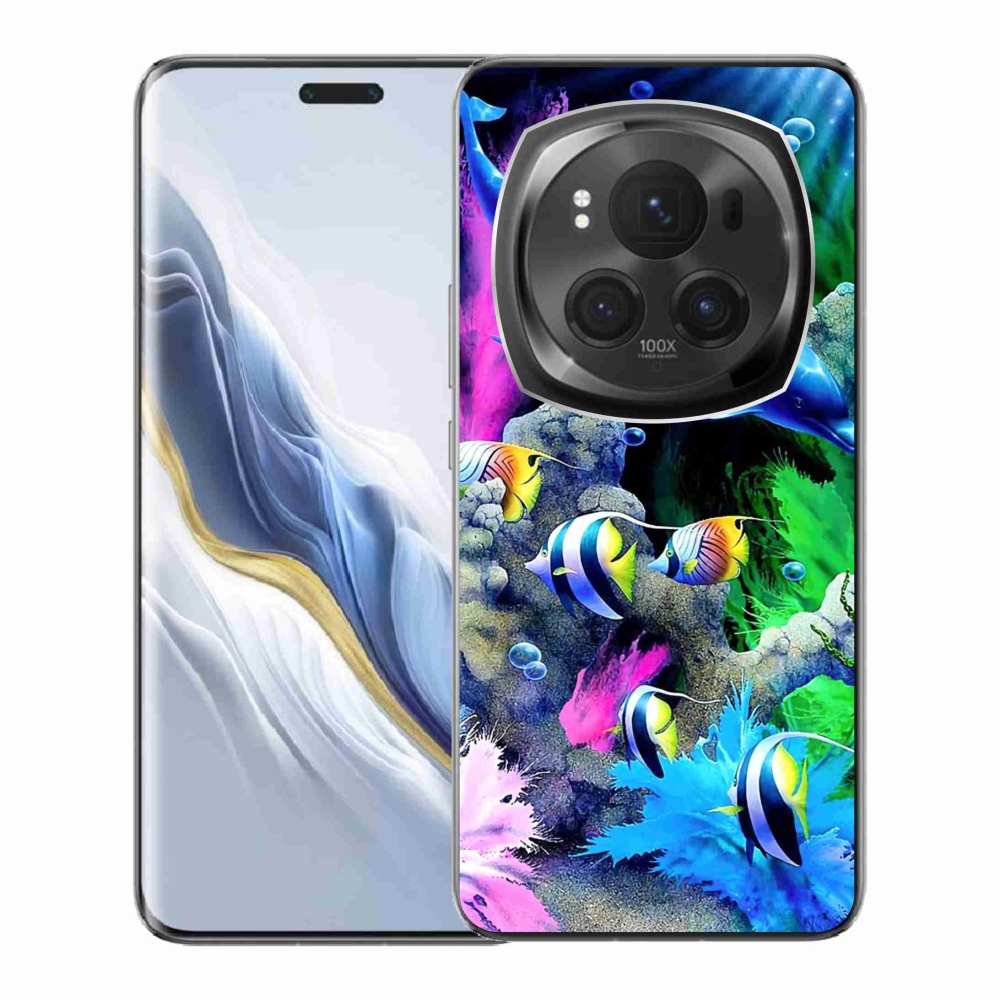 Gelový obal mmCase na Honor Magic 6 Pro 5G - mořský svět