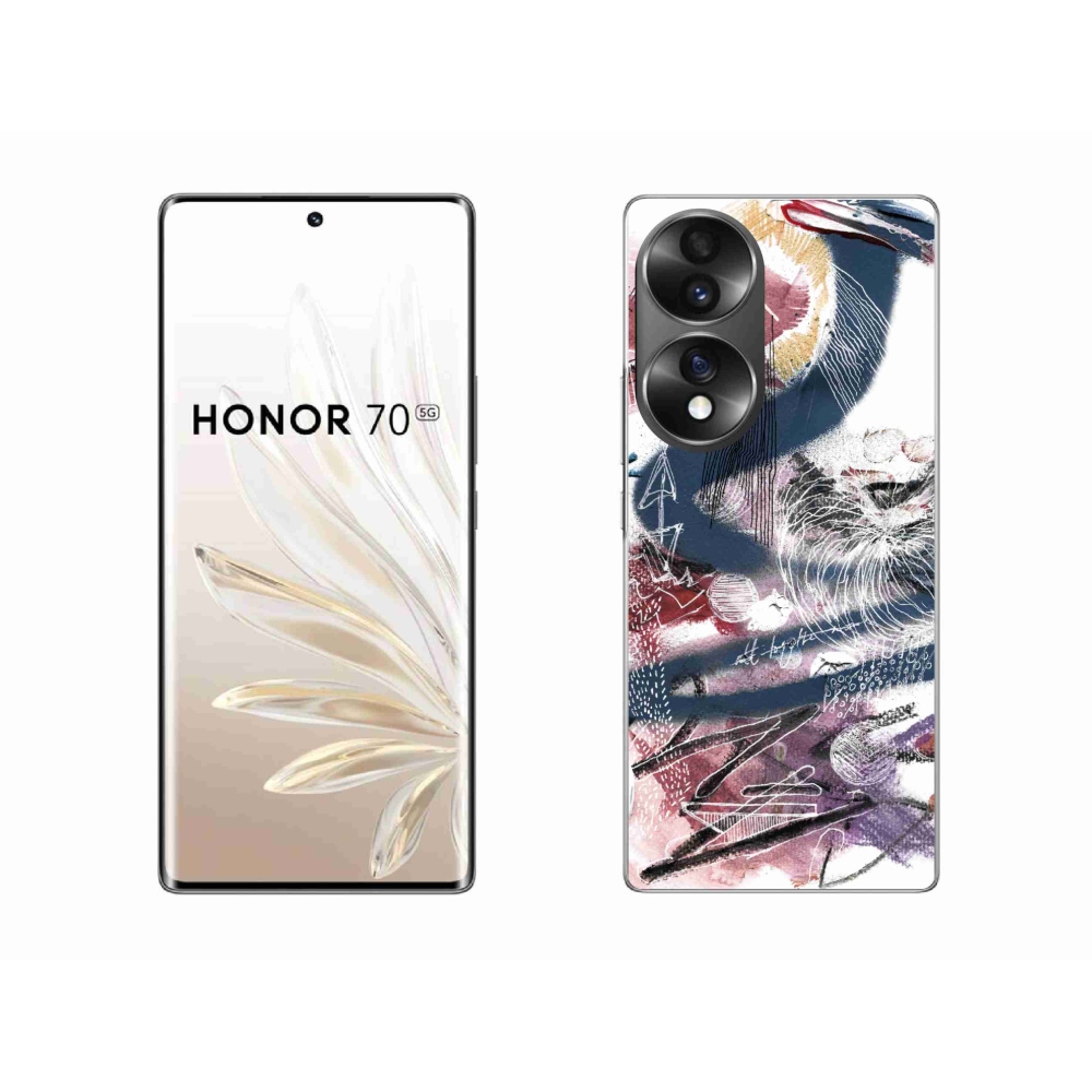Gelový kryt mmCase na Honor 70 - abstraktní motiv 28