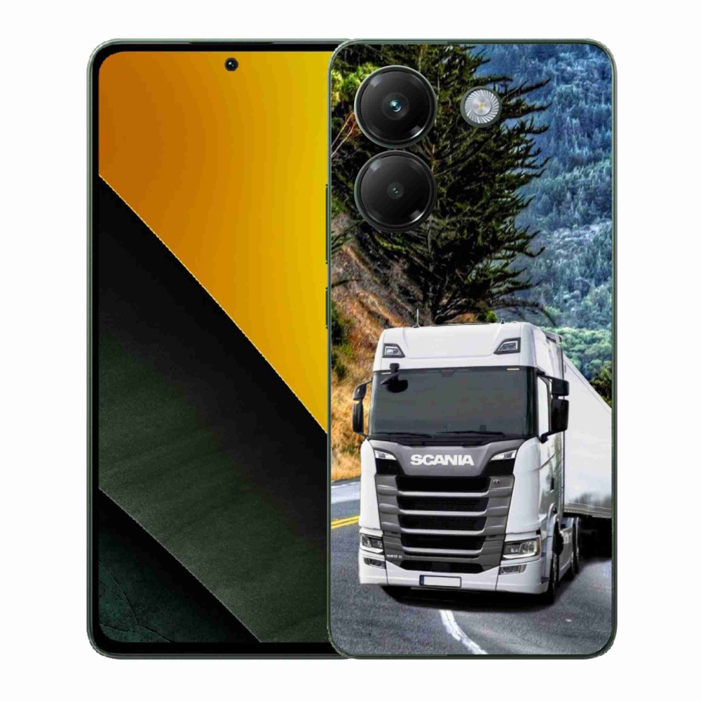 Gelový kryt mmCase na Xiaomi Poco M7 Pro 5G - kamion 1