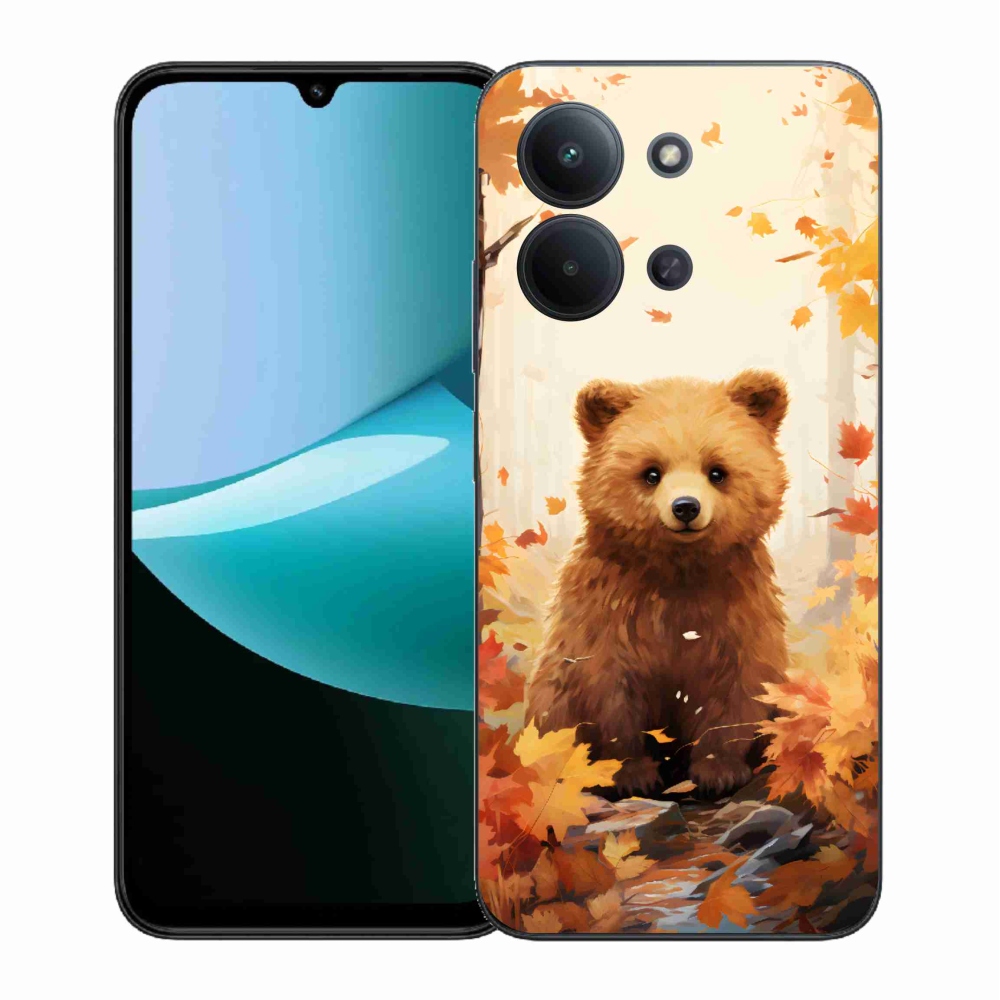 Gelový kryt mmCase na Xiaomi Redmi 15C 4G (171mm)/Poco C85 4G (171mm) - medvěd v lese