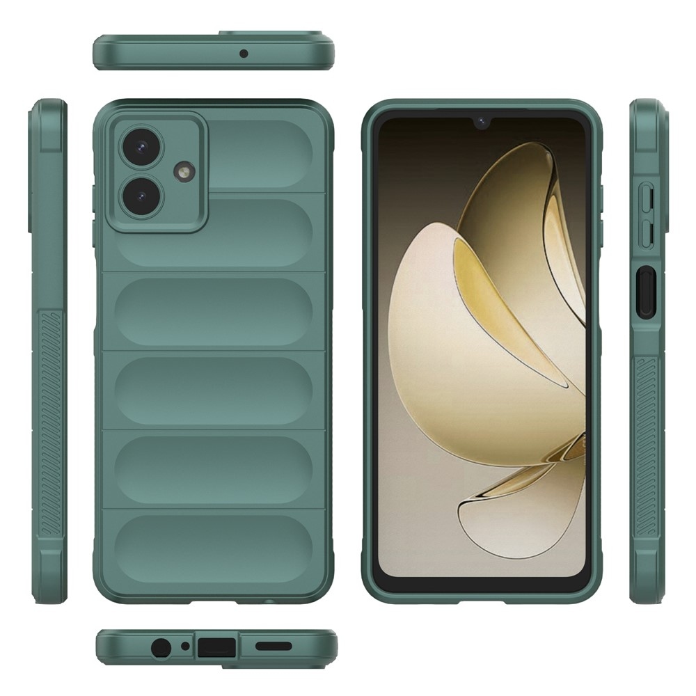 Rugg odolný gelový obal na Samsung Galaxy A07 4G - zelený