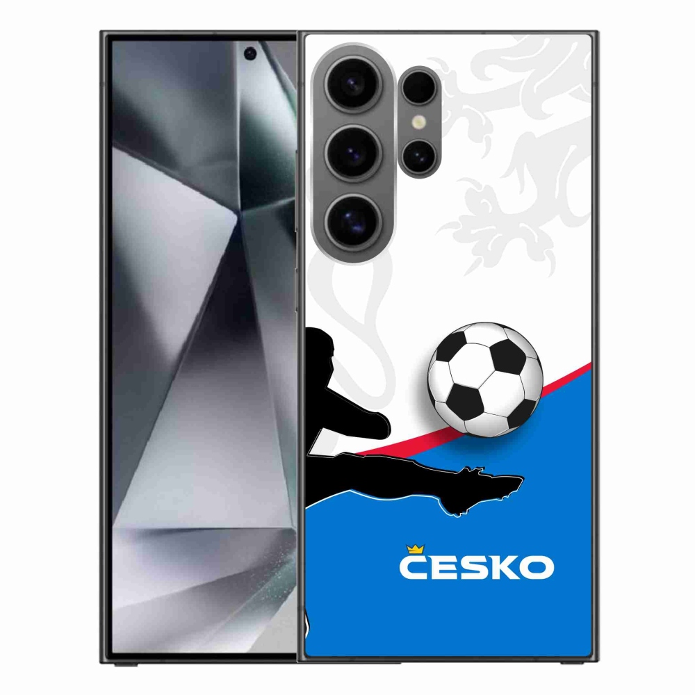 Gelový kryt mmCase na Samsung Galaxy S24 Ultra - fotbal Česko 3