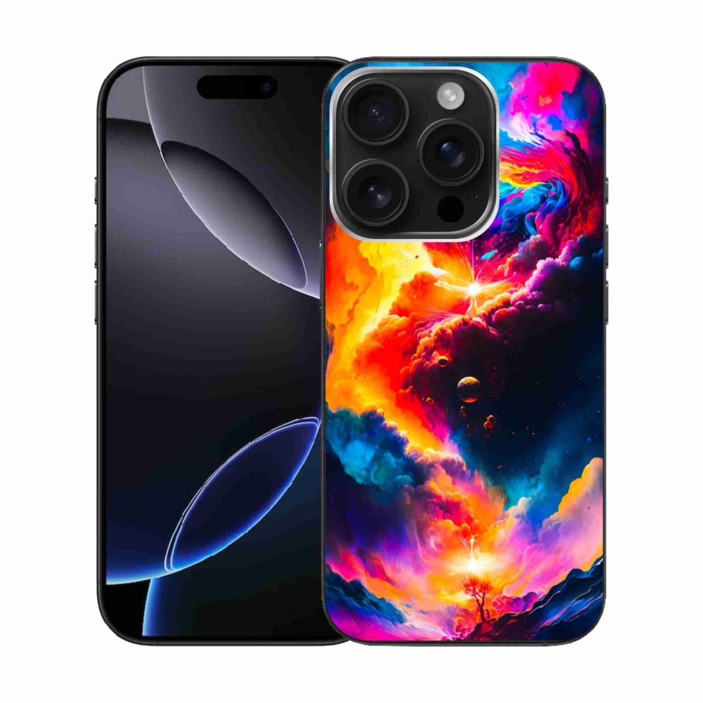 Gelový kryt mmCase na iPhone 16 Pro - abstraktní motiv