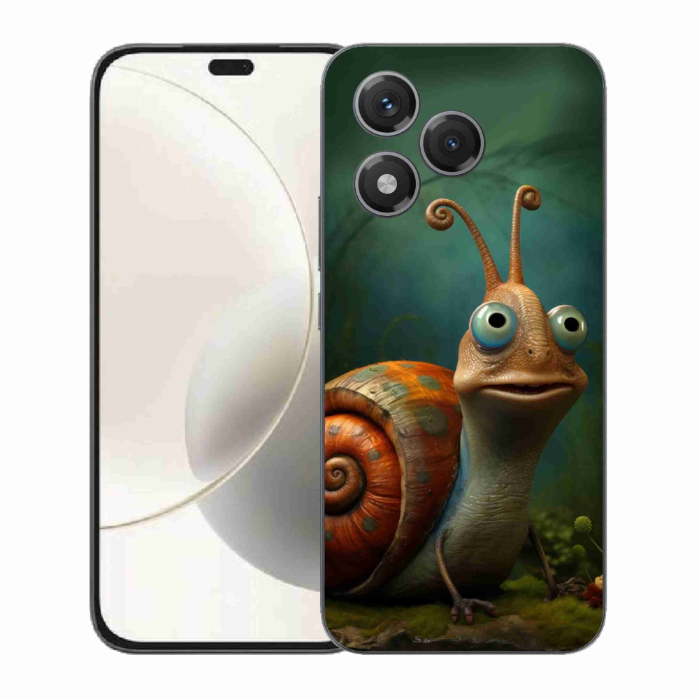 Gelový kryt mmCase na Honor 400 Lite - šnek