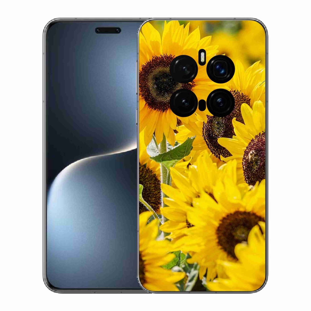 Gelový kryt mmCase na Honor Magic 7 Pro 5G - slunečnice
