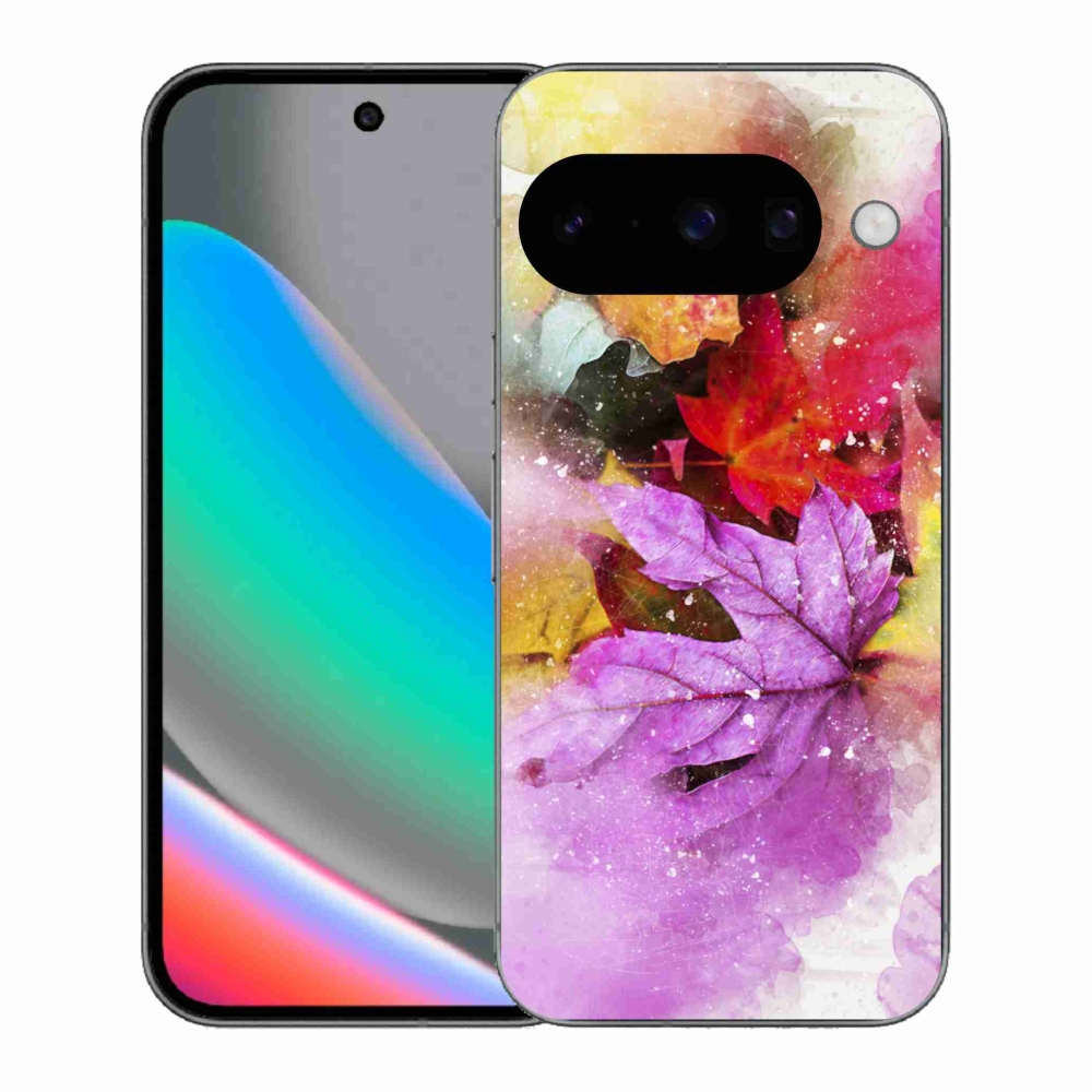 Gelový kryt mmCase na Google Pixel 10 - barevné listy