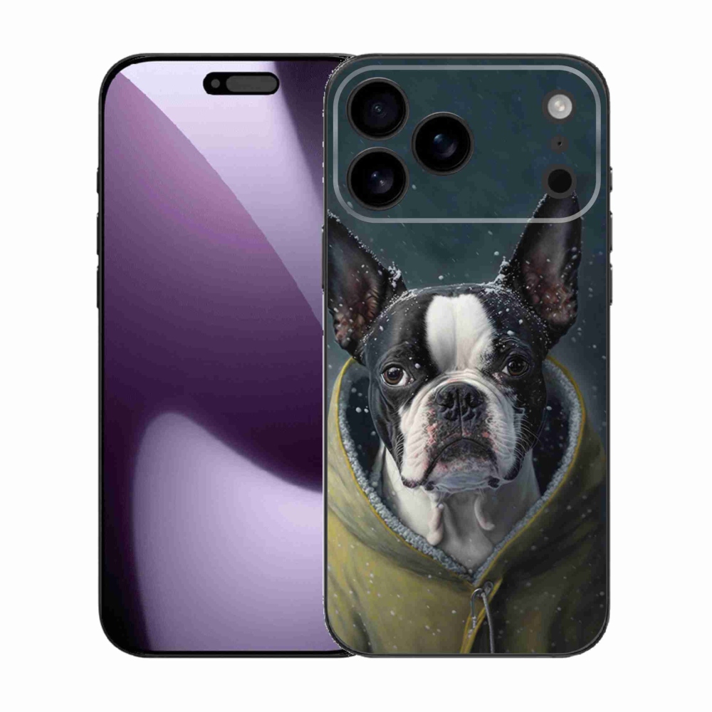 Gelový kryt mmCase na iPhone 17 Pro Max - buldoček