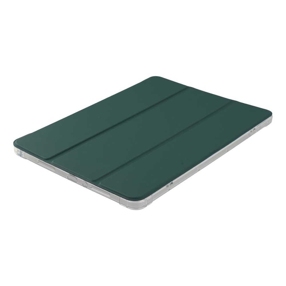 Tri-Fold chytré skládací pouzdro na tablet Xiaomi Redmi Pad 2 - tmavězelené