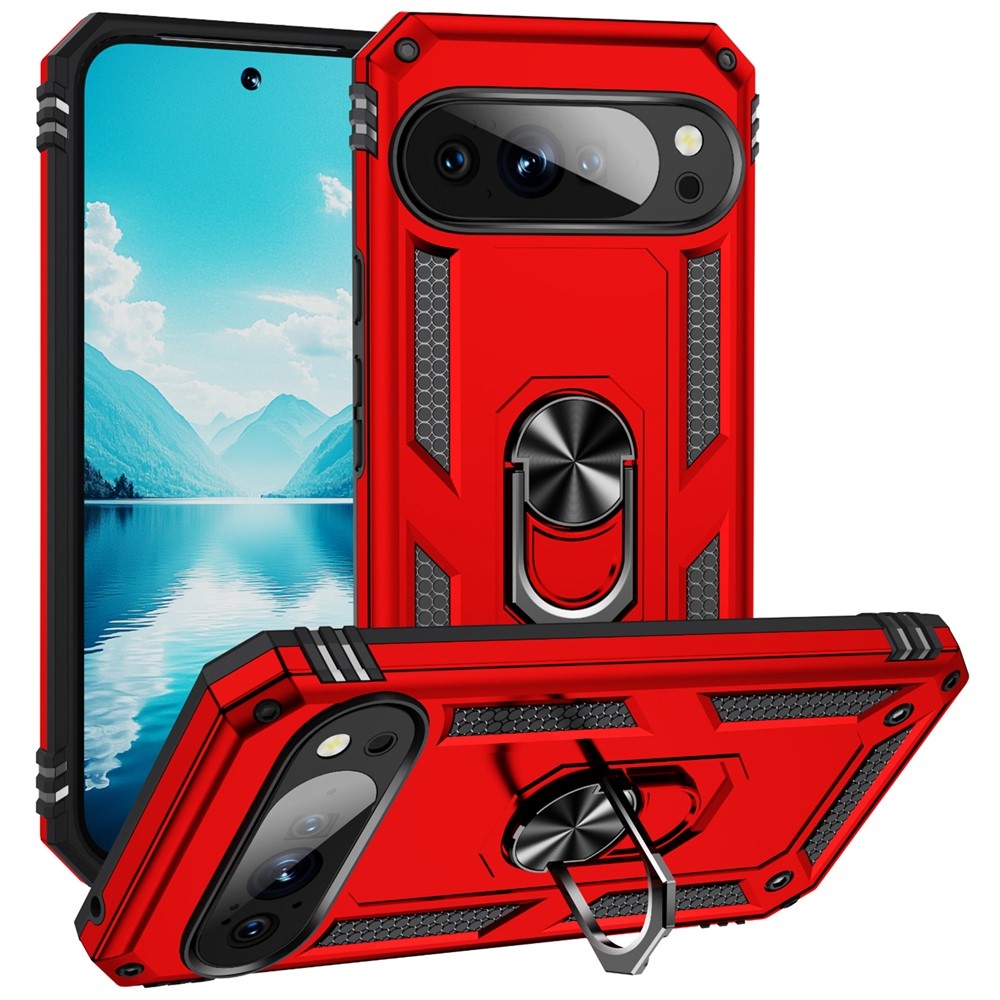 Ring odolný kryt na Google Pixel 10 Pro/Pixel 10 - červený