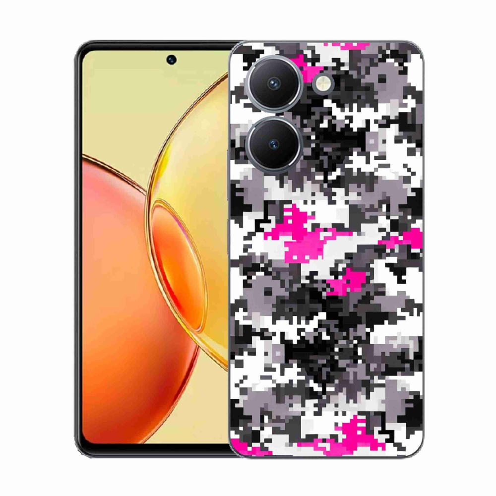 Gelový kryt mmCase na Vivo Y36 - maskáčový vzor 4