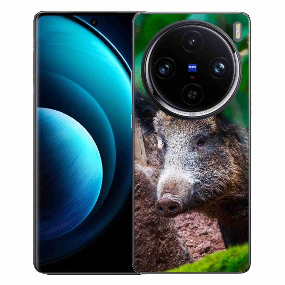 Gelový kryt mmCase na Vivo X100 Pro 5G - divoké prase