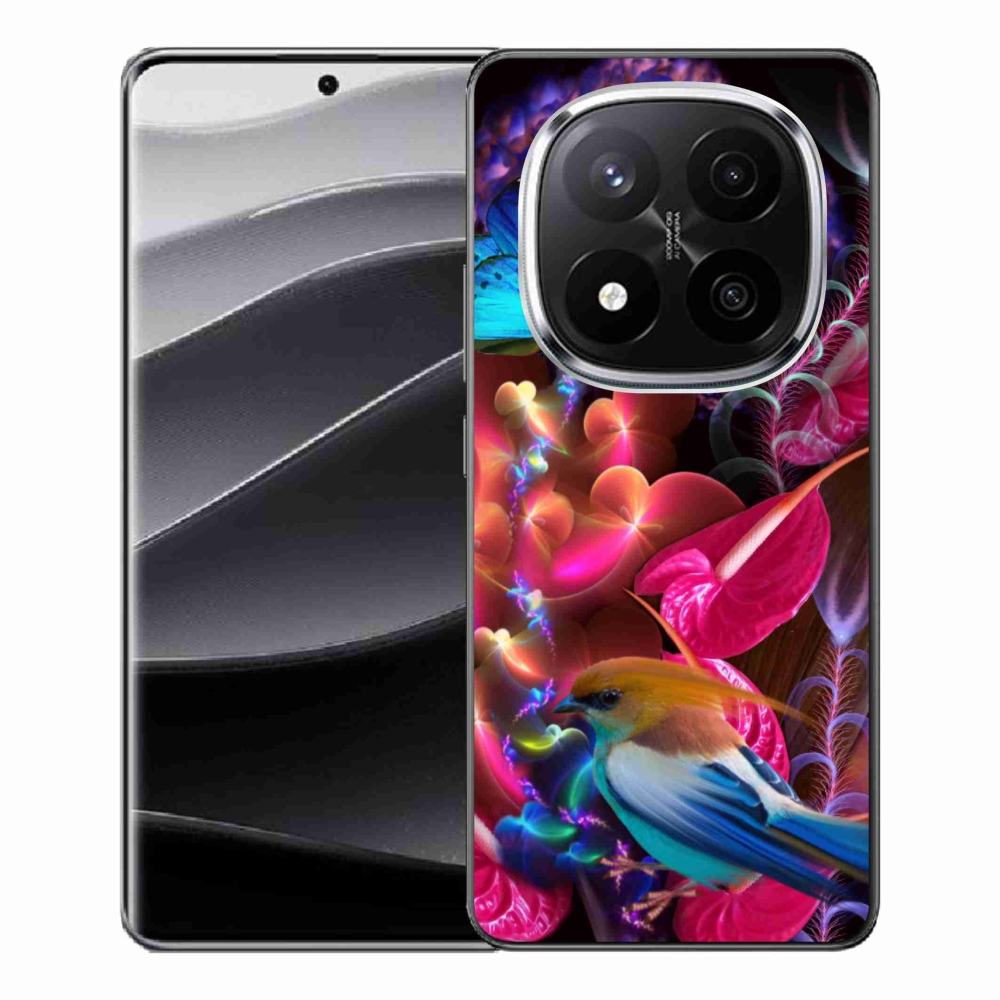 Gelový kryt mmCase na Xiaomi Redmi Note 14 Pro+ 5G - barevné květiny