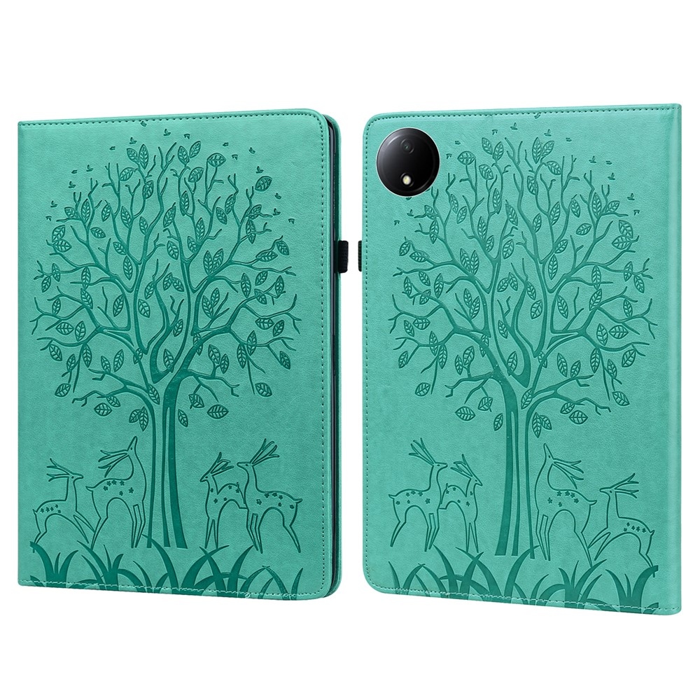 Tree zavírací pouzdro na tablet Xiaomi Redmi Pad SE 8.7 - modrozelené