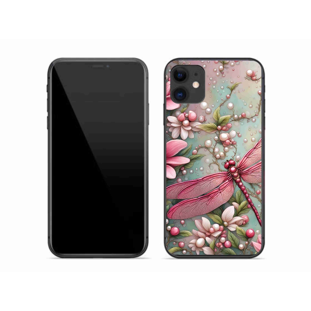 Gelový kryt mmCase na iPhone 11 - vážka