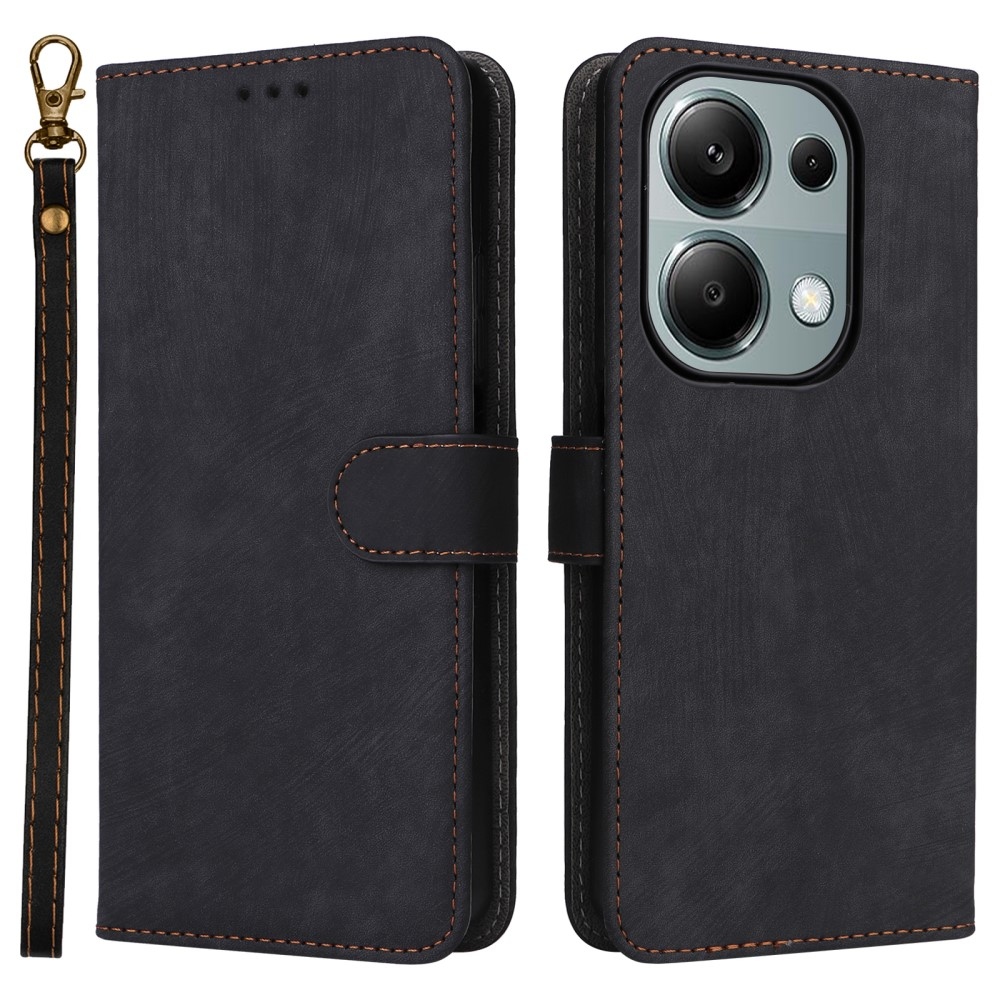 RFID knížkové pouzdro na Xiaomi Redmi Note 14S/Note 13 Pro 4G/Poco M6 Pro - černé