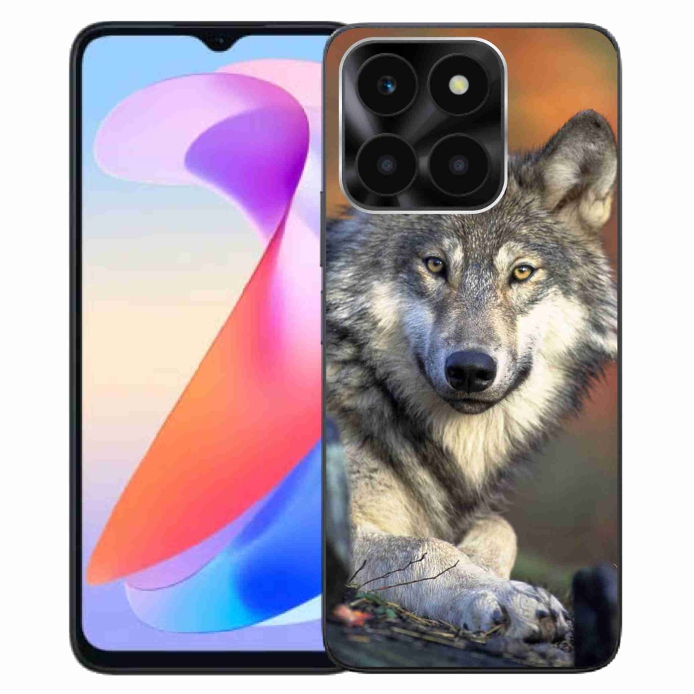 Gelový obal mmCase na Honor X6a - vlk