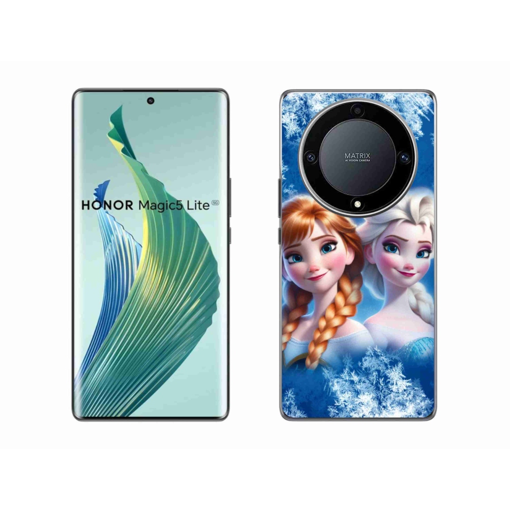 Gelový kryt mmCase na Honor Magic 5 Lite 5G - ledové království 2