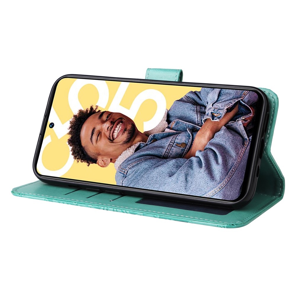 Sunflower knížkové pouzdro na Realme C55 - modrozelené
