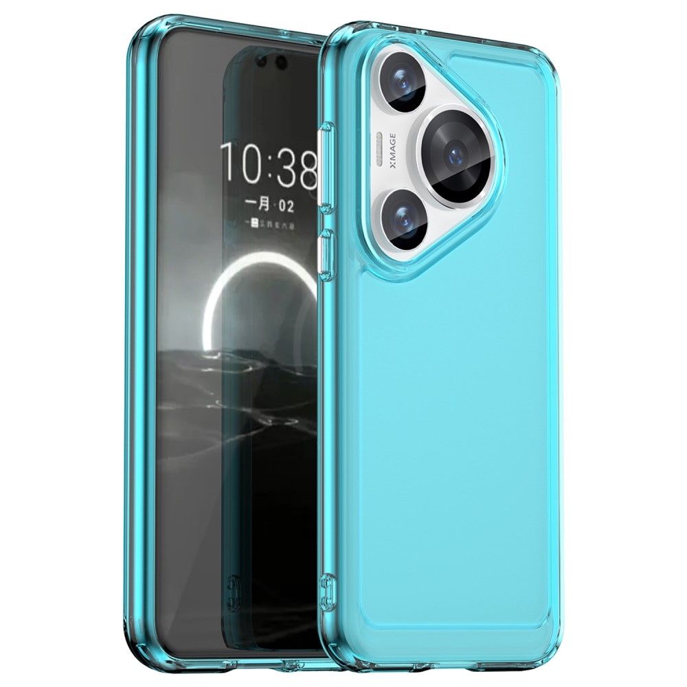 Candy gelový obal na Huawei Pura 70 Pro - světlemodrý