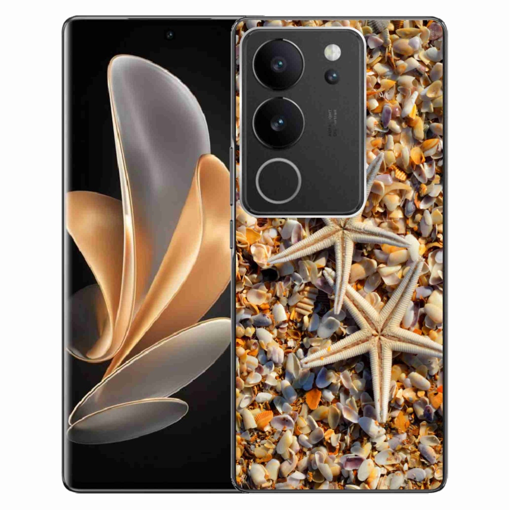 Gelový kryt mmCase na Vivo V29 5G - mořské hvězdice