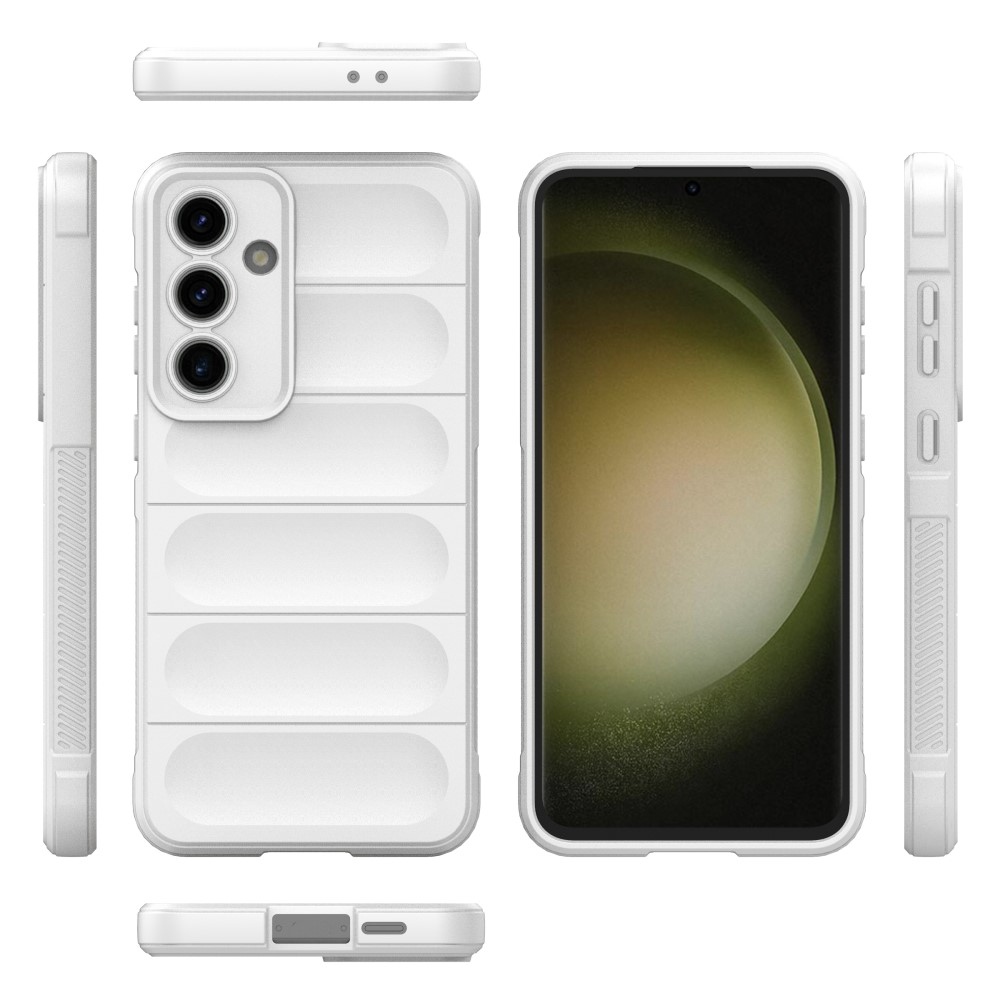 Rugg odolný gelový obal na Samsung Galaxy S24 FE - bílý
