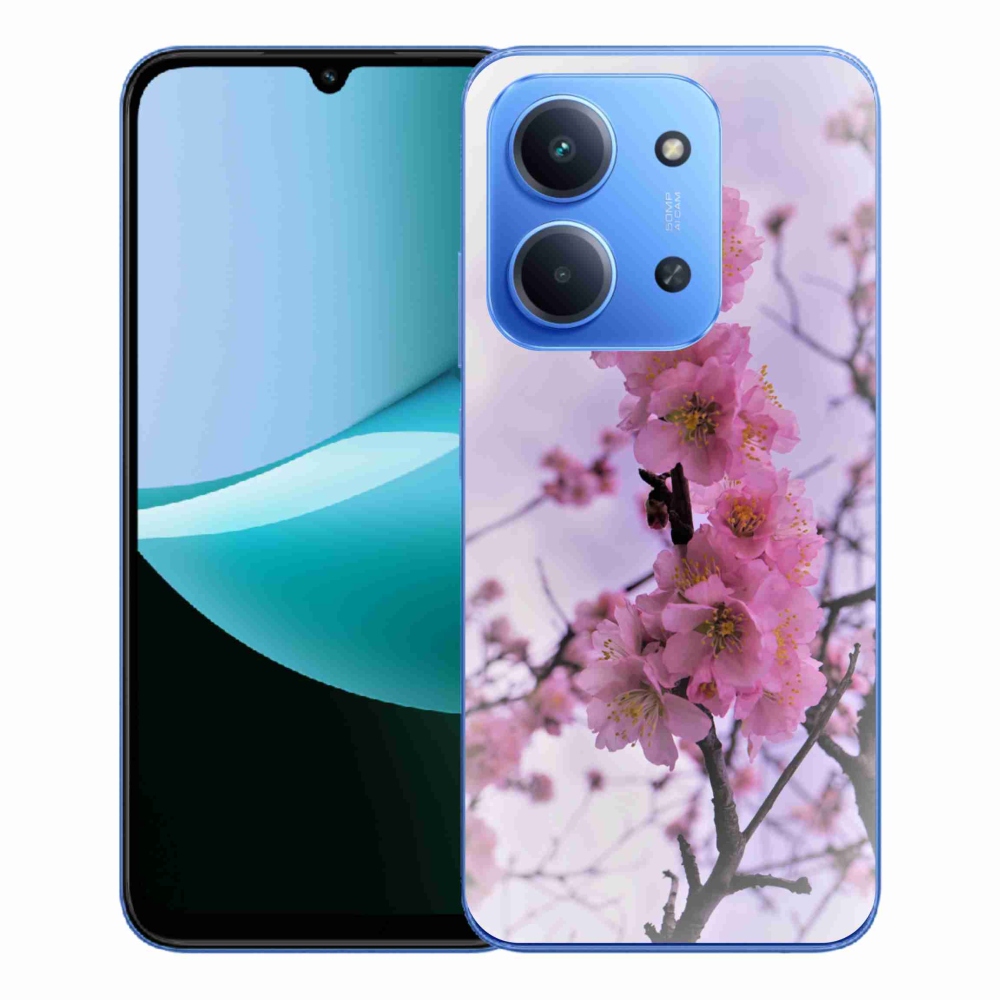 Gelový kryt mmCase na Xiaomi Redmi 15C 4G/5G (173mm) - květiny 7