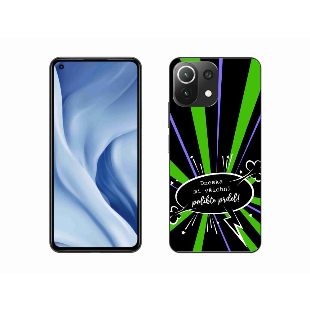 Gelový kryt mmCase na Xiaomi 11 Lite 5G NE - vtipný text 15 černé pozadí