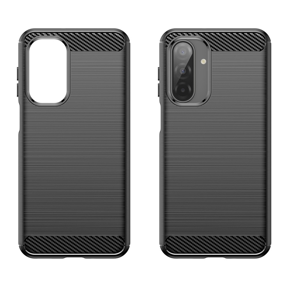 Carbon odolný gelový obal na mobil Samsung Galaxy A17 5G - černý