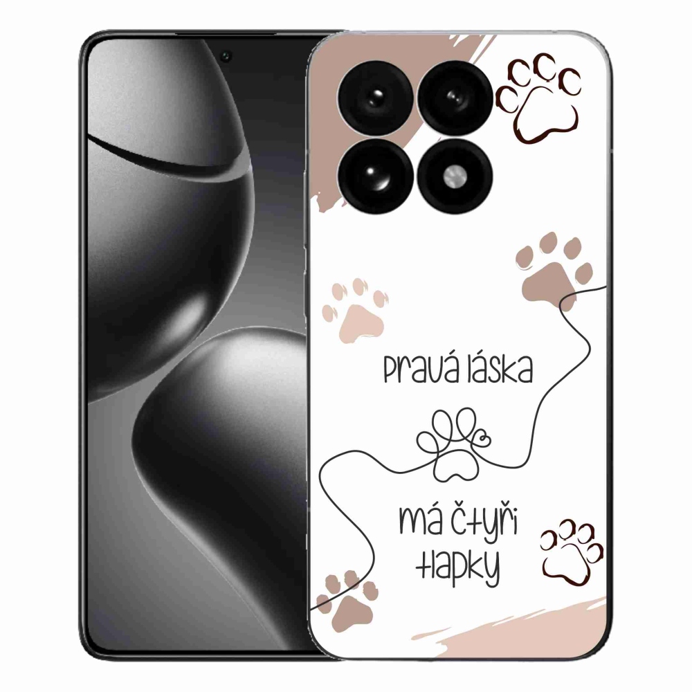 Gelový kryt mmCase na Xiaomi 15T - psí motiv 1 bílé pozadí