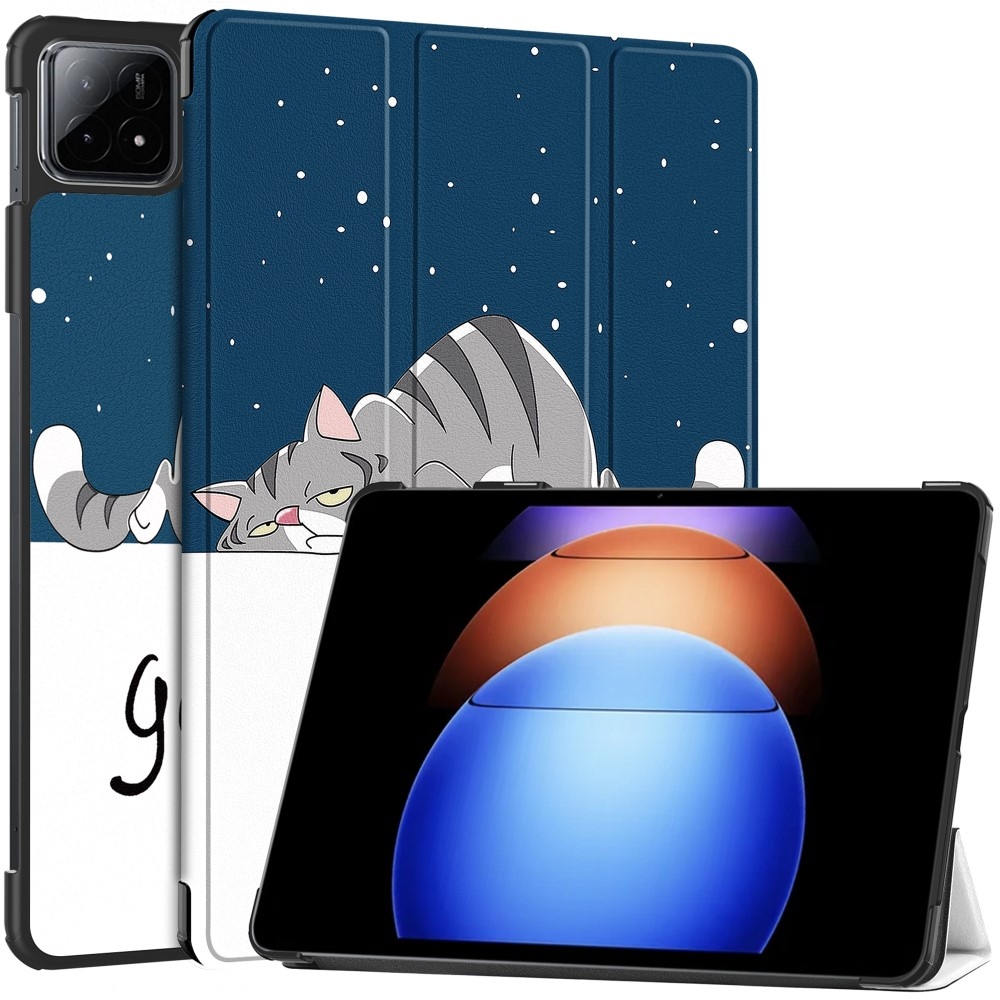 Patte chytré zavírací pouzdro na tablet Xiaomi Pad 6S Pro - kočka
