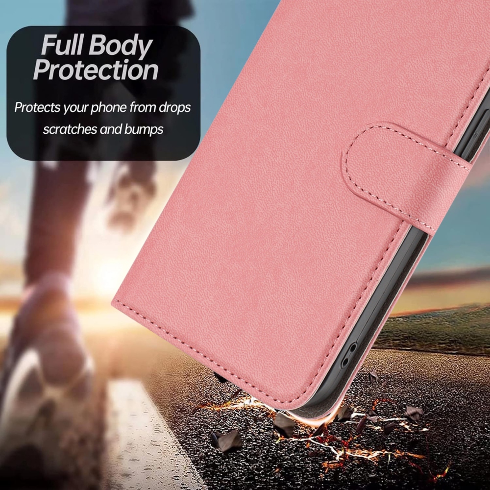 Snap knížkové pouzdro na Xiaomi Redmi 15 4G/5G (171mm) - růžové