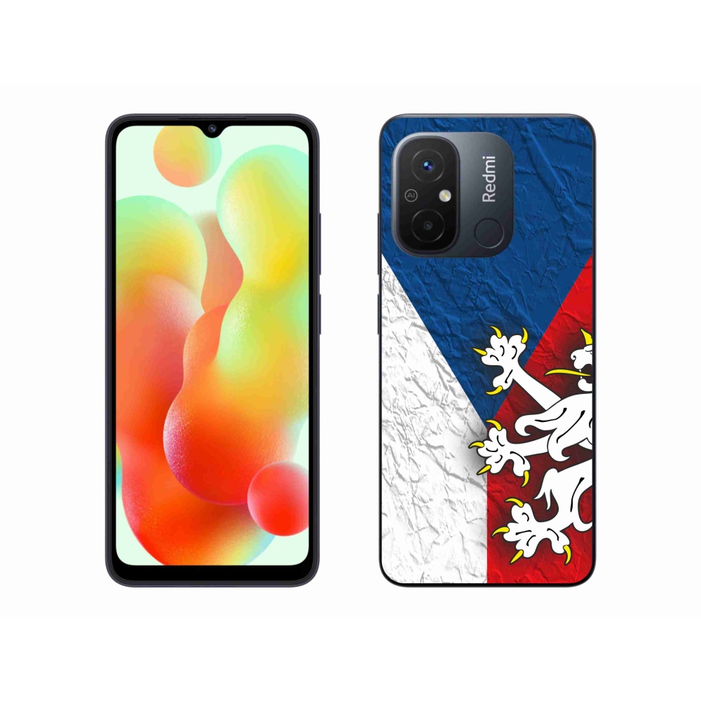 Gelový kryt mmCase na Xiaomi Redmi 12C - česká vlajka 1
