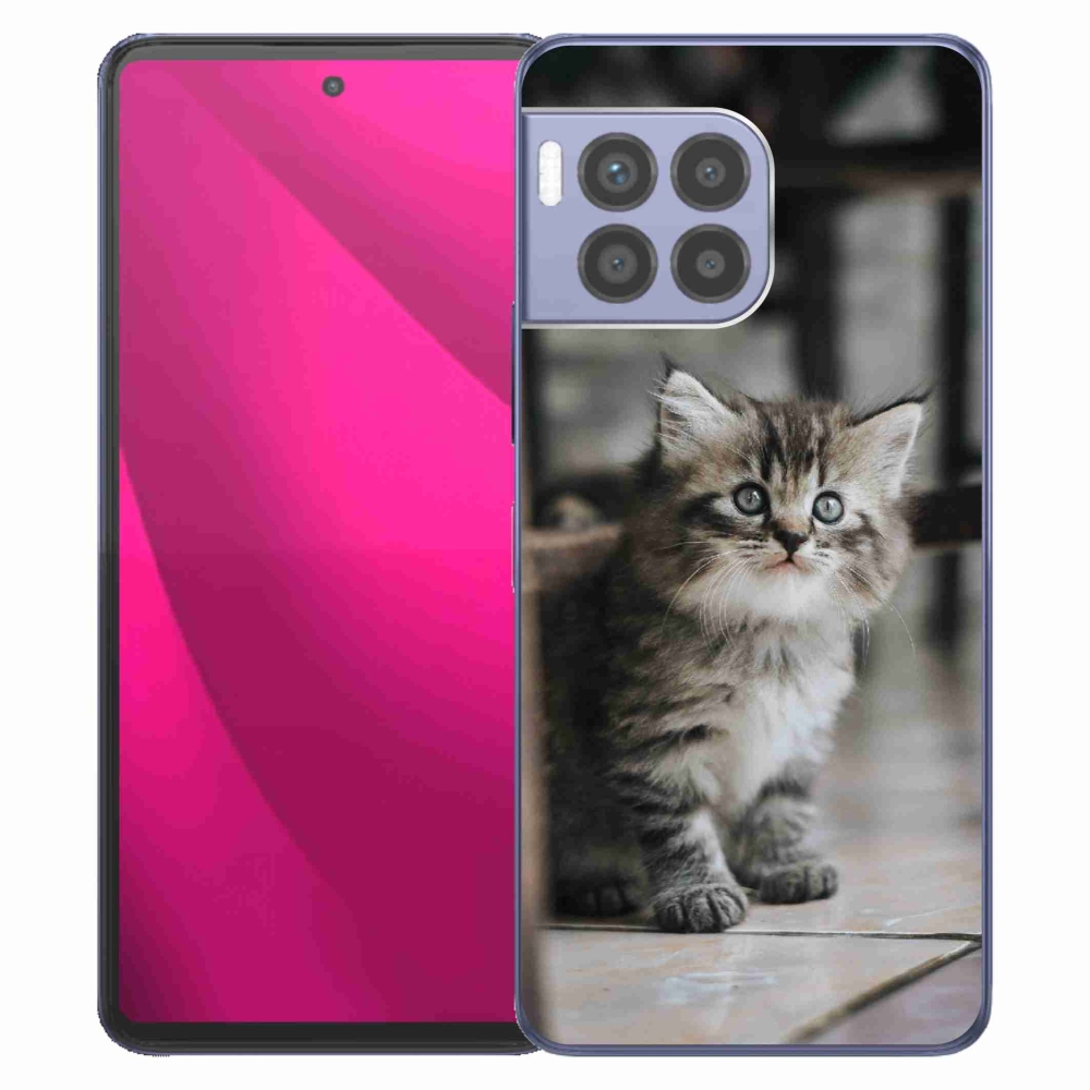 Gelový kryt mmCase na T-Mobile T Phone 2 Pro - koťátko