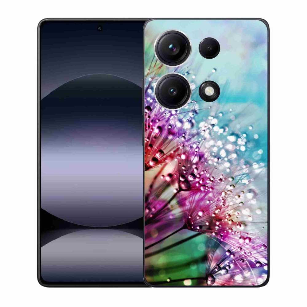 Gelový kryt mmCase na Xiaomi Redmi Note 14S - barevné květy
