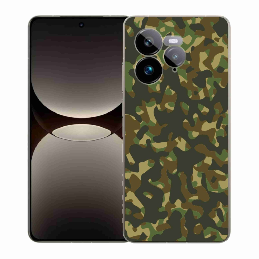Gelový kryt mmCase na Realme GT 7 Pro 5G - maskáčový vzor 1