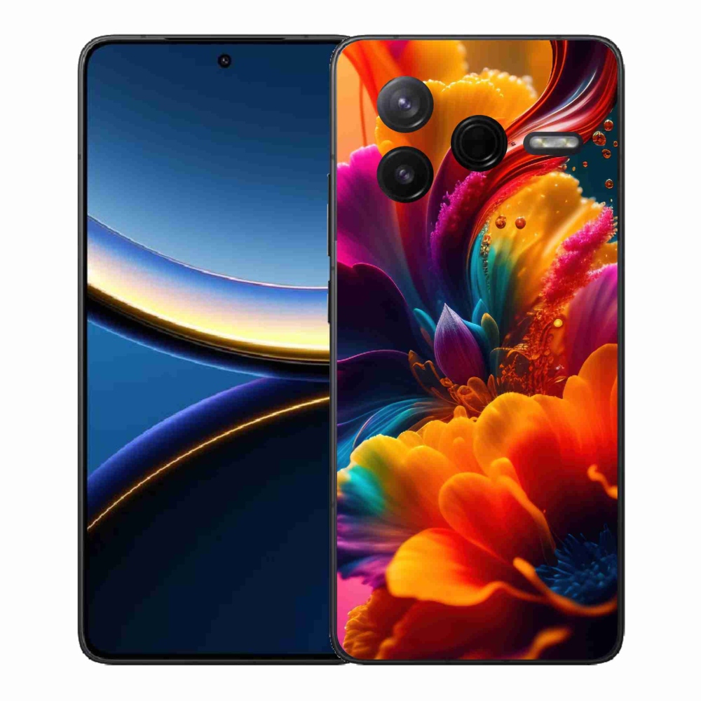 Gelový kryt mmCase na Xiaomi Poco F7 Pro - abstraktní motiv 2