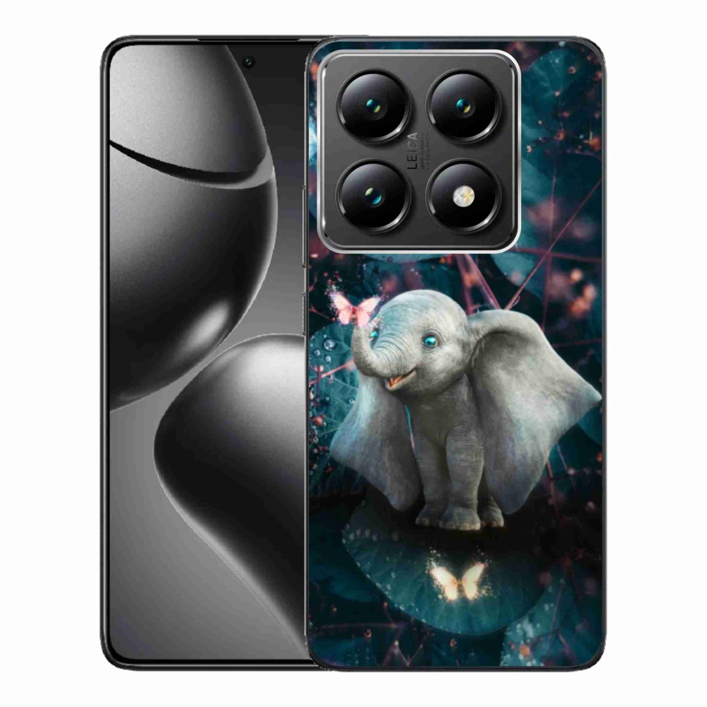 Gelový kryt mmCase na Xiaomi 14T Pro - roztomilý slon
