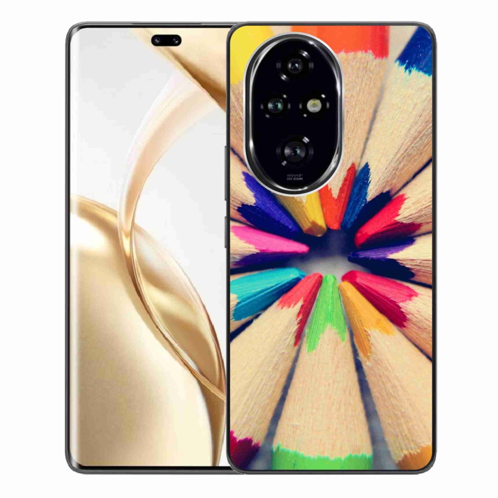 Gelový kryt mmCase na Honor 200 Pro 5G - pastelky 