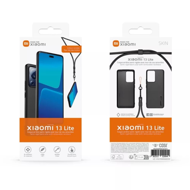 Made for Xiaomi TPU Kryt s Poutkem pro Xiaomi 13 Lite Black