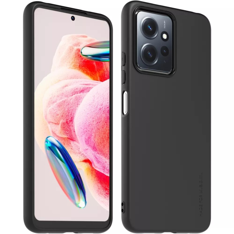 Made for Xiaomi TPU Kryt + Tvrzené Sklo pro Xiaomi Redmi Note 12 4G Black