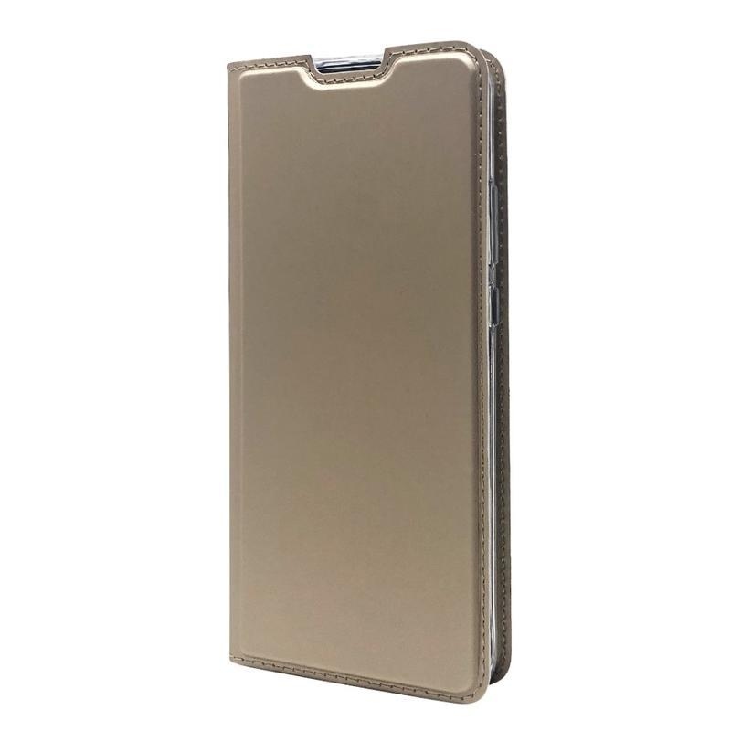 Magnetic PU kožené peněženkové pouzdro na mobil Huawei P40 - zlaté