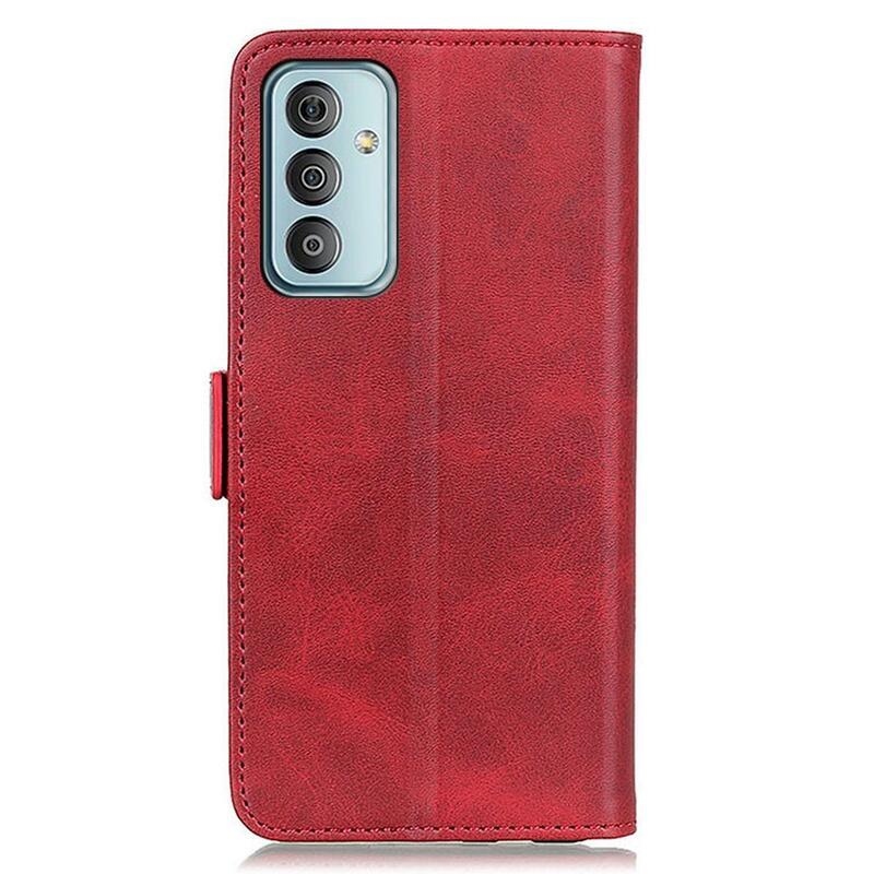 Magnetic PU kožené peněženkové pouzdro na mobil Samsung Galaxy M23 5G - červené
