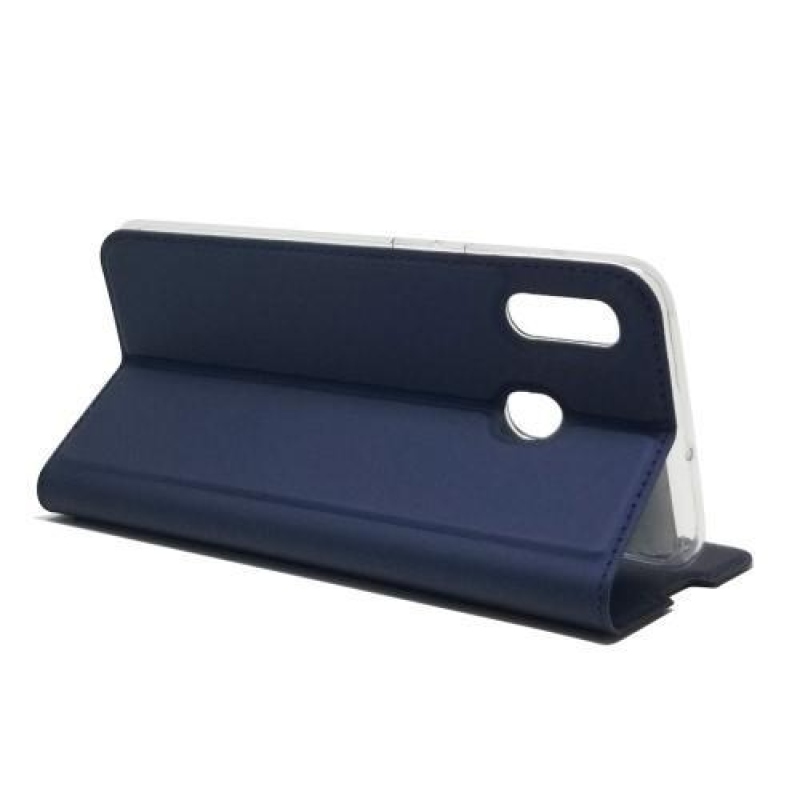 Magnetic PU kožené pouzdro na mobil Samsung Galaxy A30 / A20 - modrý