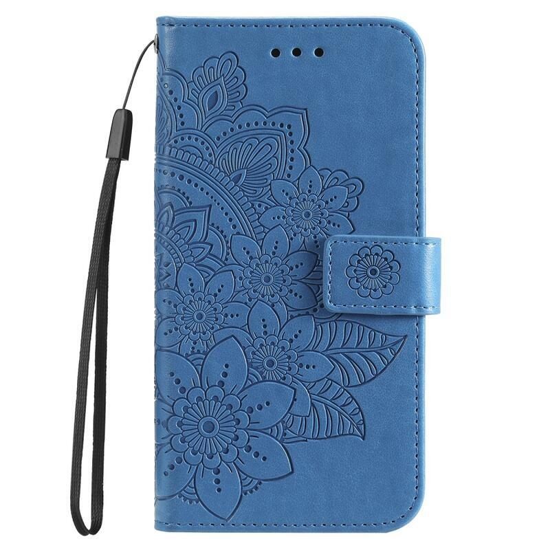 Mandala knížkové pouzdro na Honor Magic 5 Lite 5G - modré